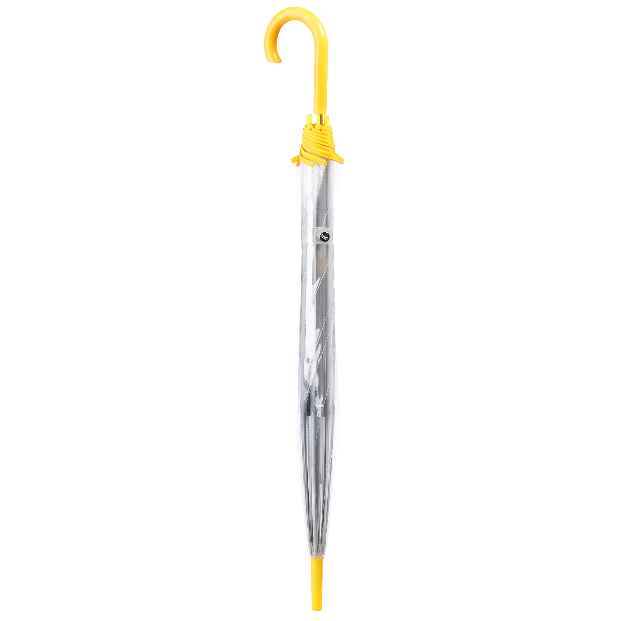 Clear Bubble Umbrella with Colorful Accents - Image 2