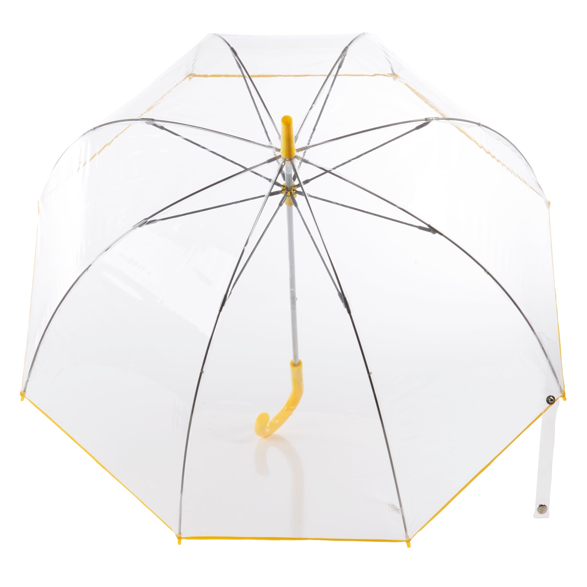 Clear Bubble Umbrella with Colorful Accents - Image 3