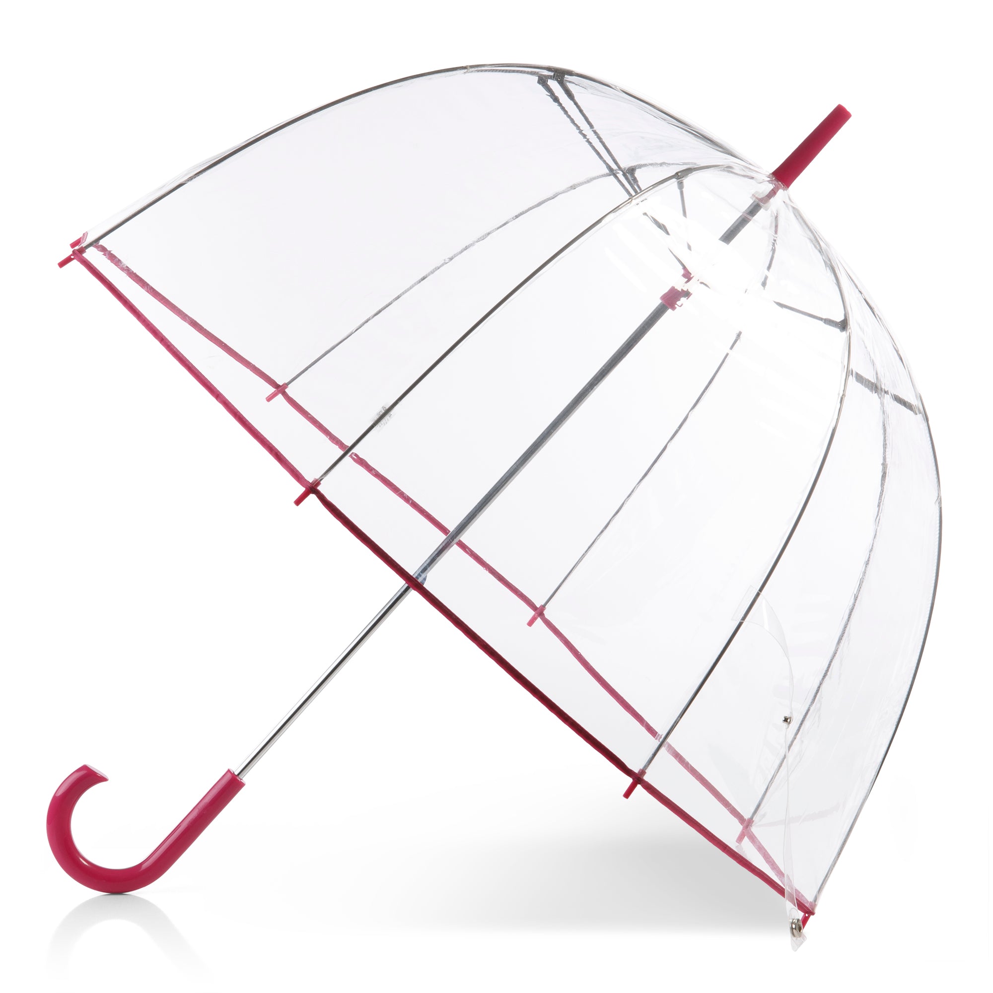 Clear Bubble Umbrella with Colorful Accents - Image 7