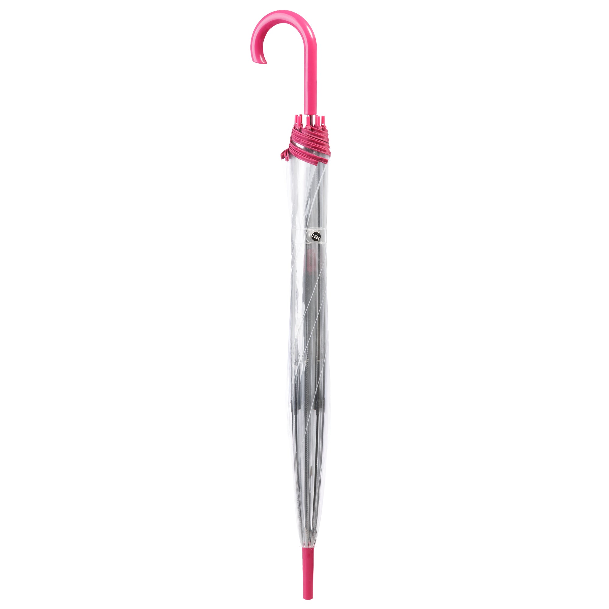 Clear Bubble Umbrella with Colorful Accents - Image 8