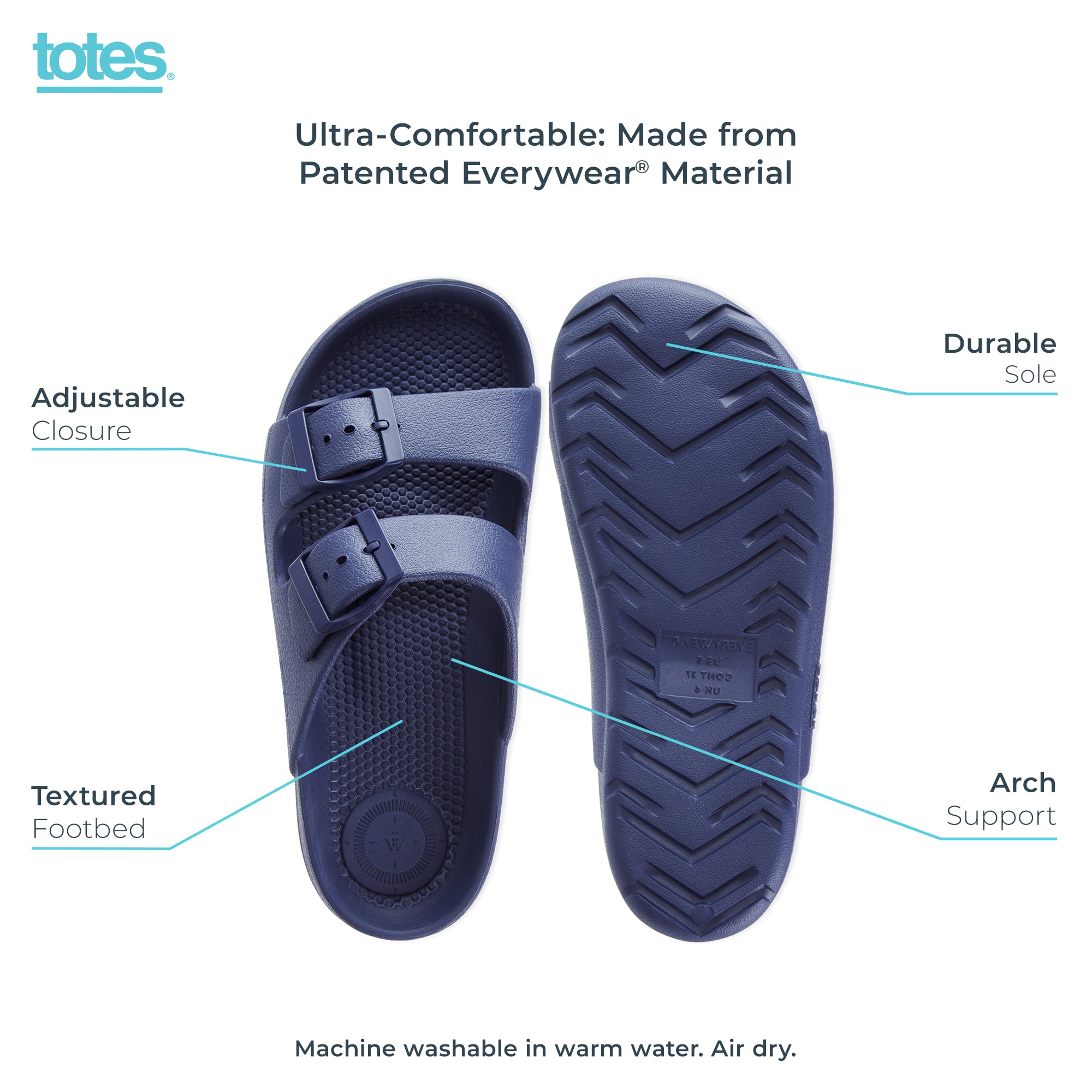 Women's Adjustable Double Buckle Slide - Image 22