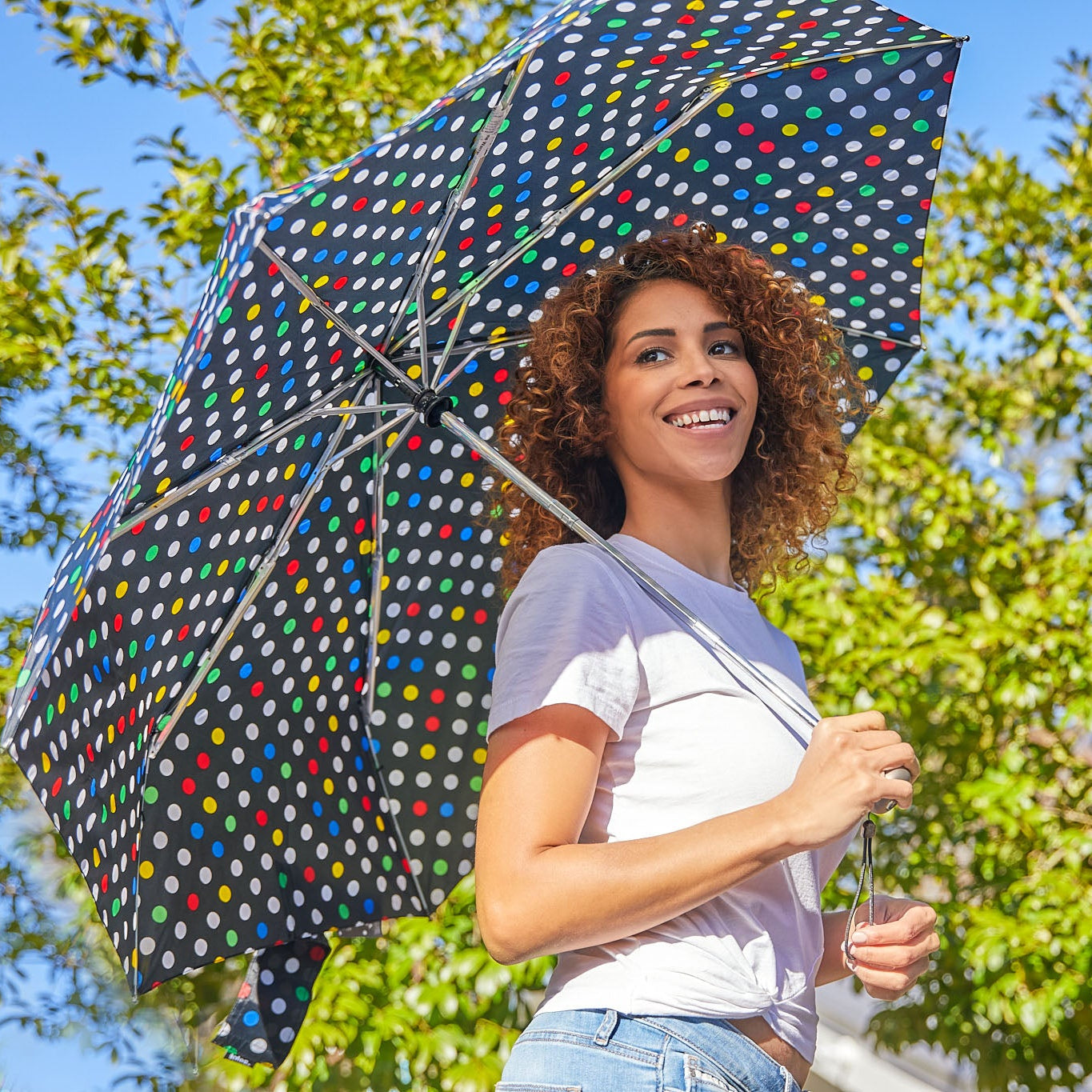 Ultimate Protection Folding Umbrella with Wind & Sun Protection - Image 7