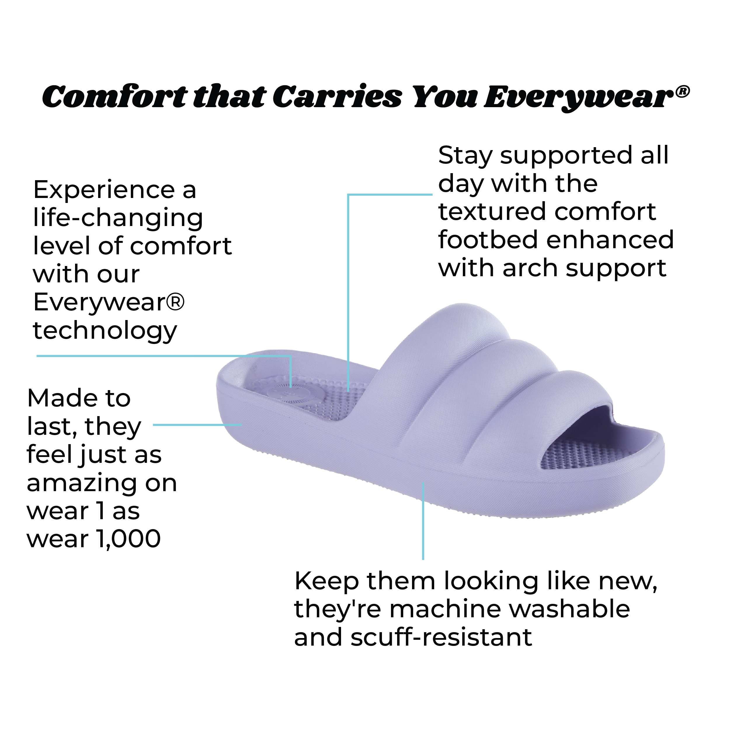 Women's Puffy Platform Slide - Image 30