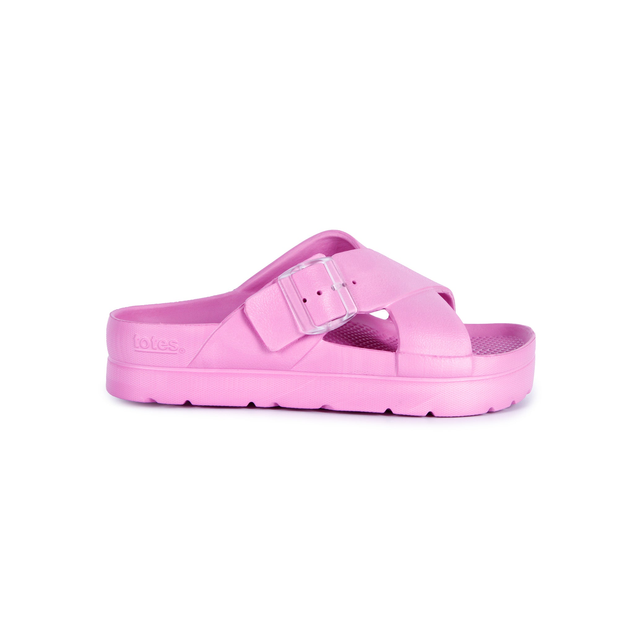 Womens Cross Buckle Slide - Image 8
