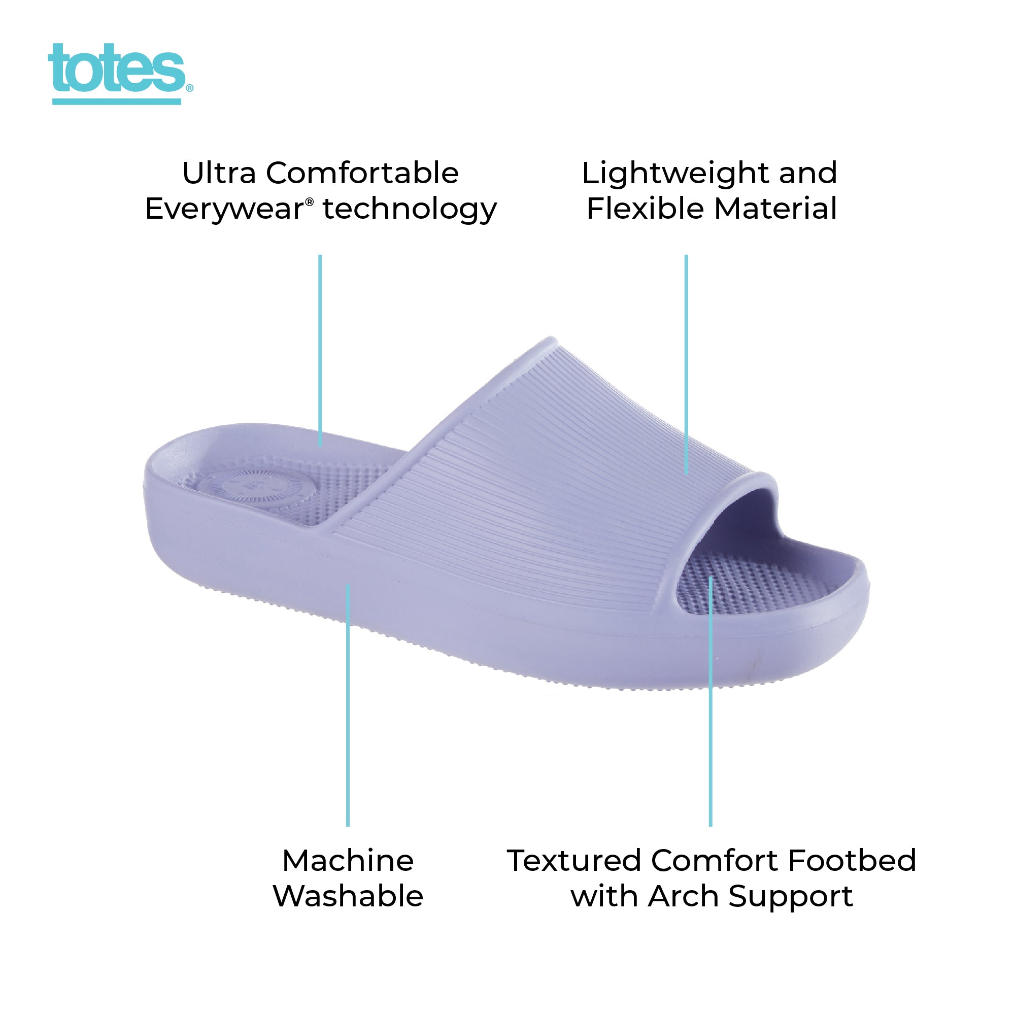 Women's Ribbed Platform Slide - Image 17